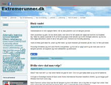 Tablet Screenshot of extremerunner.dk